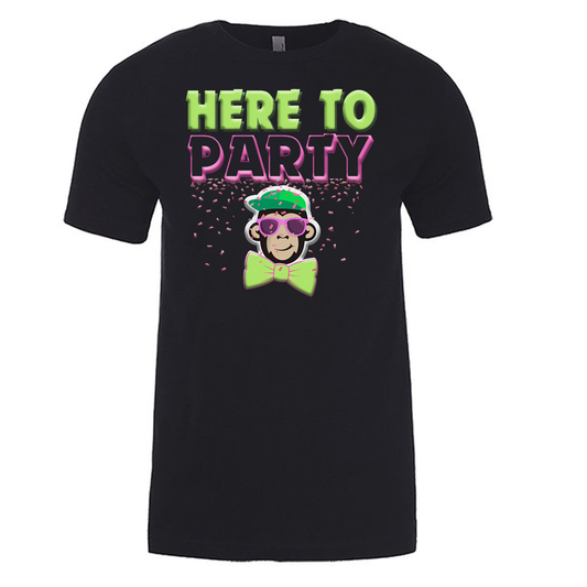 Here To Party 100% Cotton